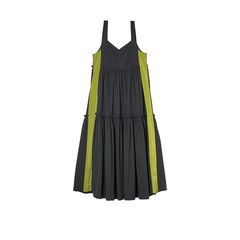 サイド ライン切り替え キャミソール ティアード ワンピース  MMA112DEA