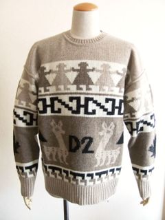 LLAMA PULLOVER  アルパカ混 クルーネックセーター  S74HA1257