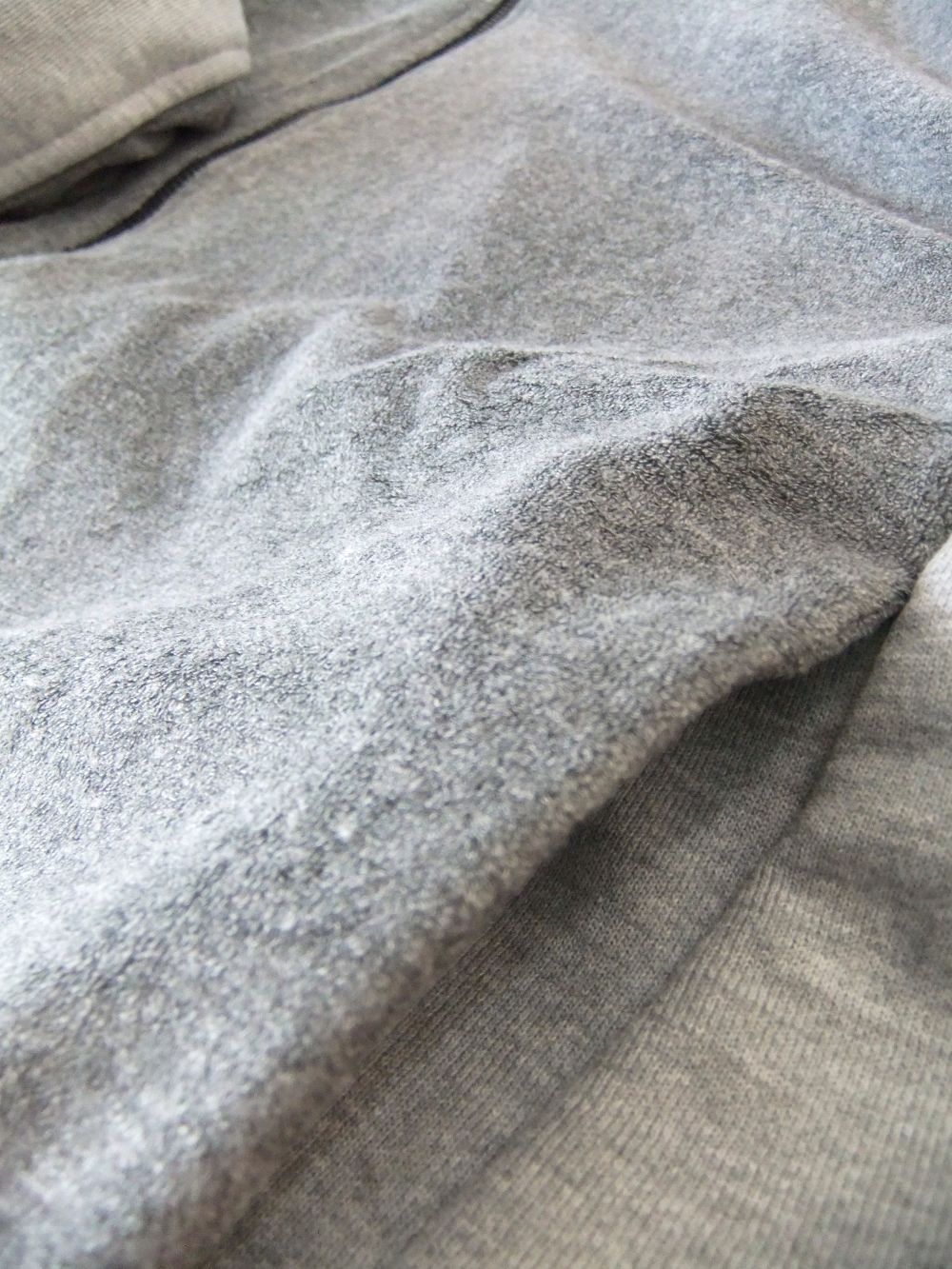 MOSI FLEECE   ZIP UP ベロアパイル 切替え ブルゾン