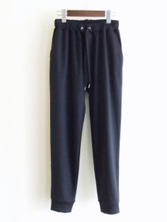 ALBANA 【REDA active】 (ネイビー)  リブ付きジョガー パンツ