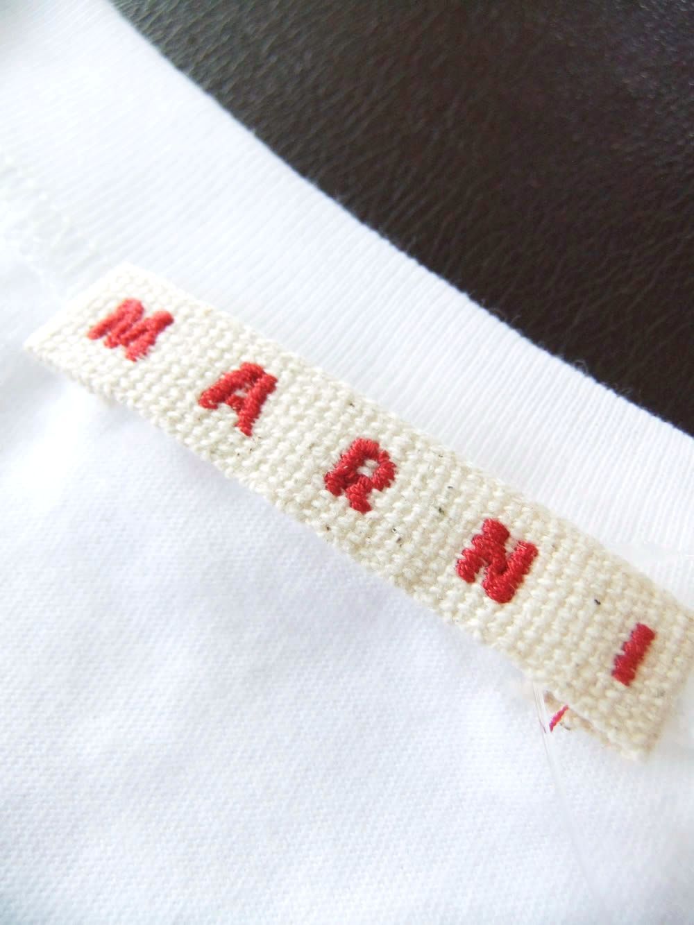 MARNI KIDS  ロゴ プリント入り レディース ガールズ Tシャツ