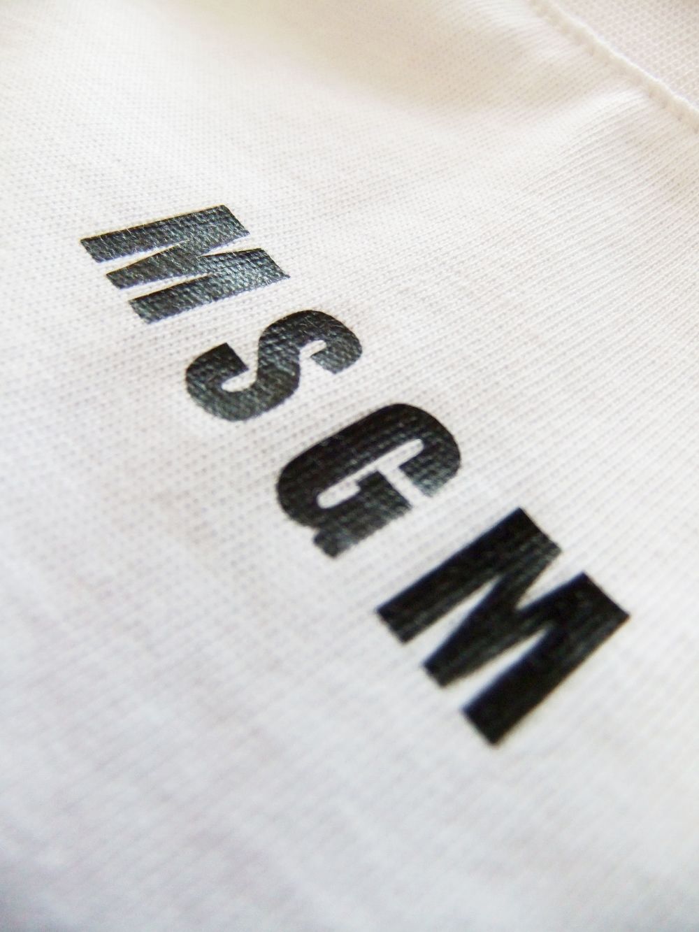 《LADIES》 ミニロゴ コットン 長袖 Tシャツ (ホワイト)  2941MDM82