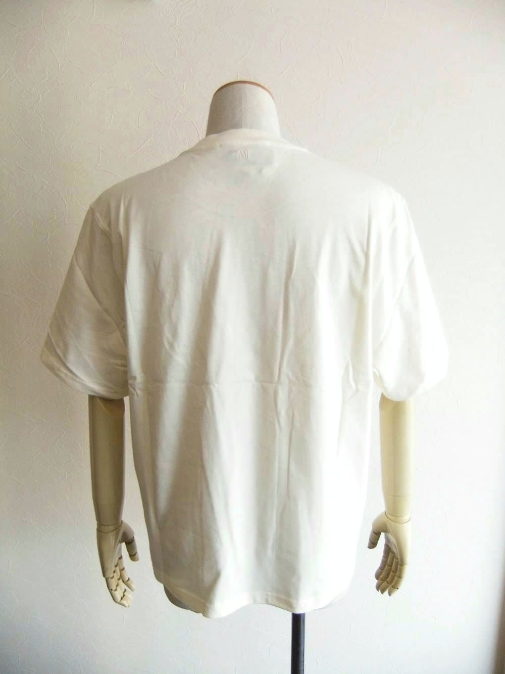 【ユニセックス】AMI DE COEUR Tシャツ (アイボリー)  ロゴ半袖 Tシャツ