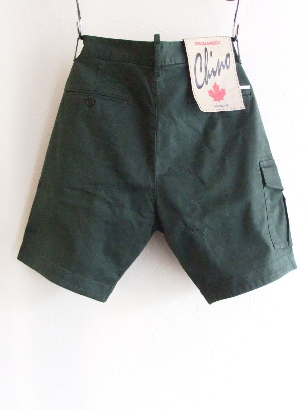 Cotton Twill Marine Cargo Shorts  ダメージ ハーフジーンズ  (カーキ)  S74MU0661