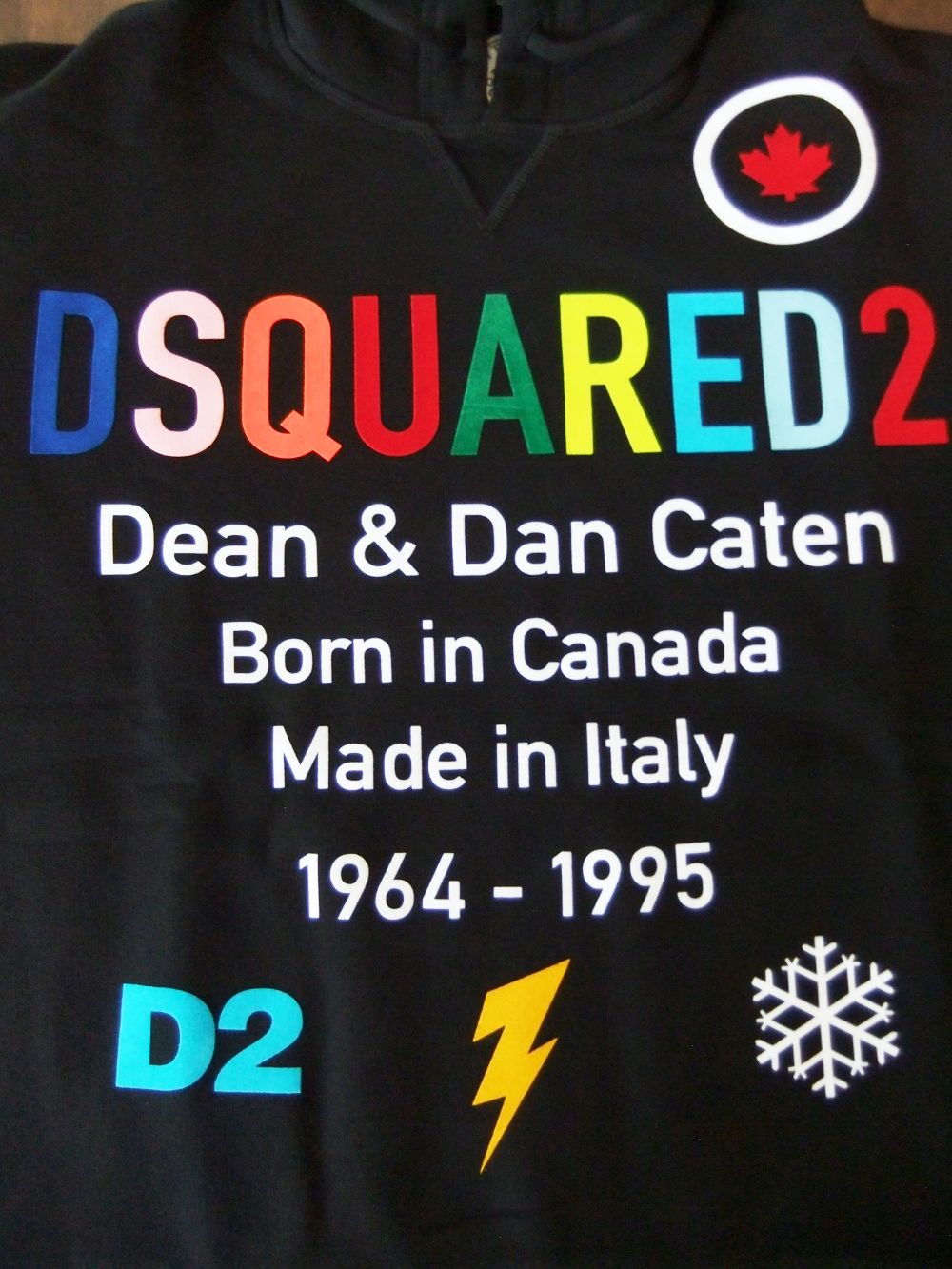 Dsquared2 - LADIES D2 RAINBOW HOODIE カラフル ロゴプリント