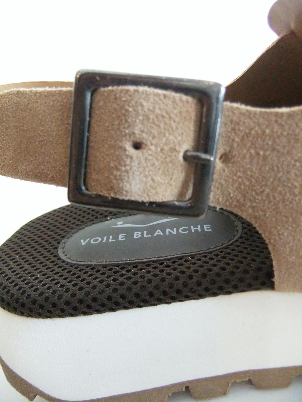 VOILE BLANCHE - SPIDER SUEDE レザーサンダル | 4.444glad