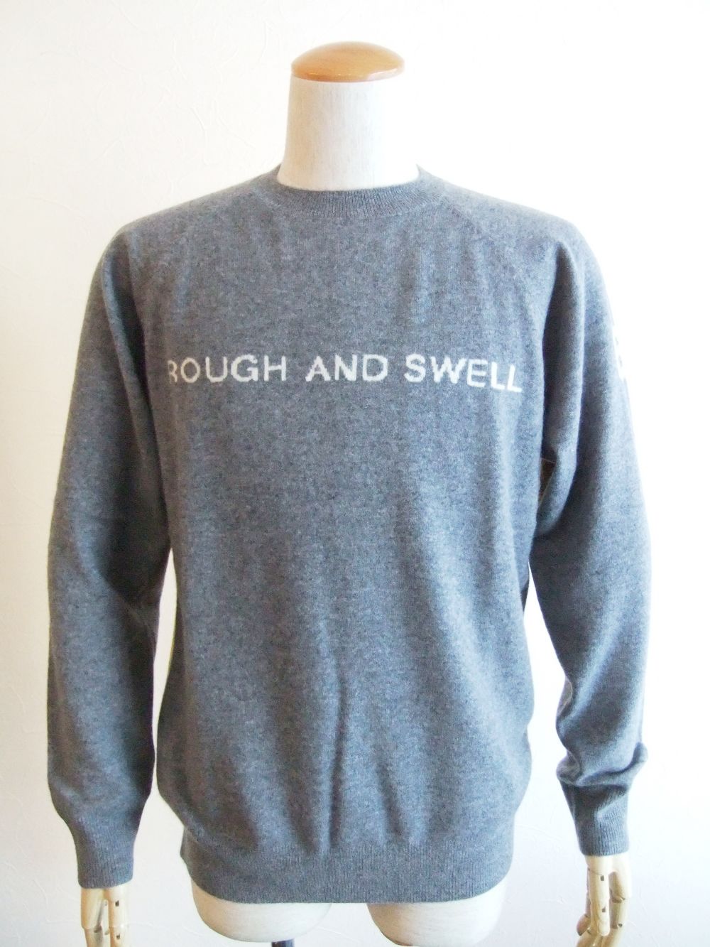 rough & swell - TOUR SWEATER 2022 12G カシミア クルーネック ...