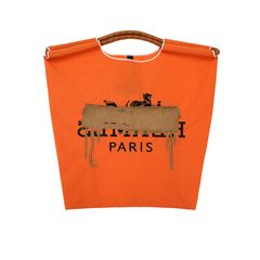 【MICALLE MICALLE Account】 HOMMAGE HORSE PARIS TOTE BAG   オマージュ トートバッグ  MAD121GDE