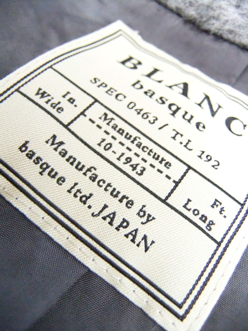 BLANC basque - スライバーニット Vネックコート BB04-202 | 4.444glad