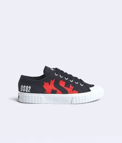 D2 x Superga Sneakers  スペルガ ロゴ スニーカー   (ブラック)