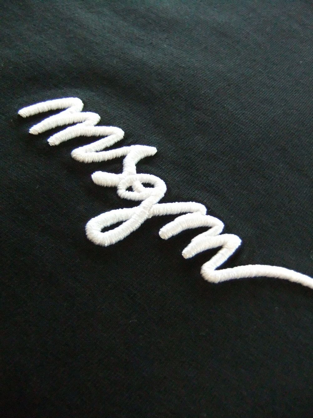 《LADIES》 胸 刺繍ロゴ  T-SHIRT  (ブラック)  3041MDM108-217298