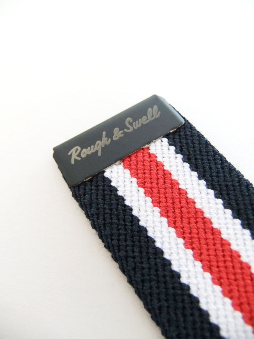 ラフ&スウェル　TRICOLOR BELT R&S ロゴベルト rough & swell - TRICOLOR BELT R&S ロゴベルト (ネイビー