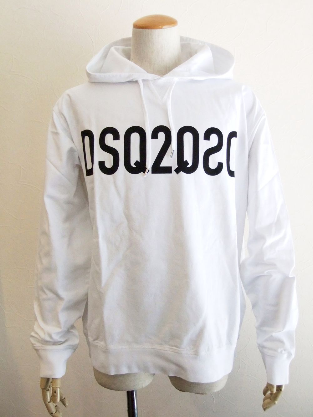 Dsquared2 - MIRROR DSQ2 LOGO HOODED SWEATSHIRT ロゴ