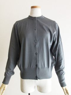 《LADIES》 S4555  30G コットン 長袖クルーネックカーディガン COMMON FIT  (春夏)