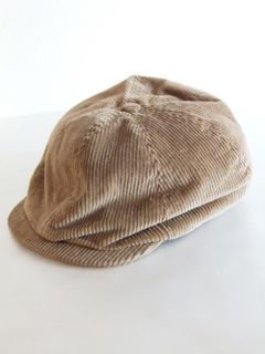 HATTITUDE NEWSBOY CAP  (ベージュ) コーデュロイ ハンチング