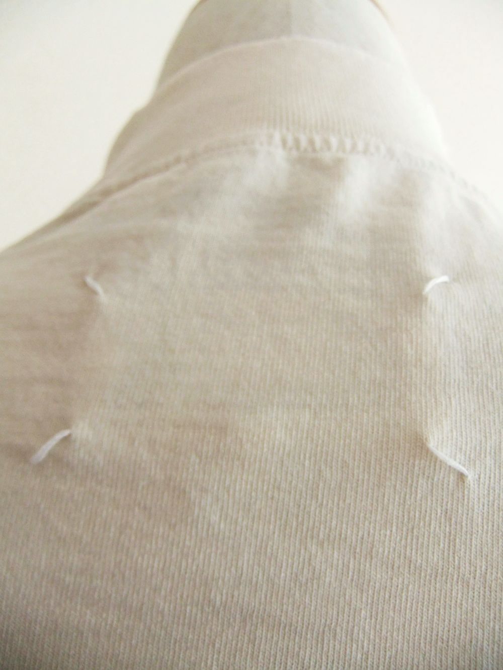 MAISON MARGIELA    (クリーム)  ハイネック コットン Tシャツ