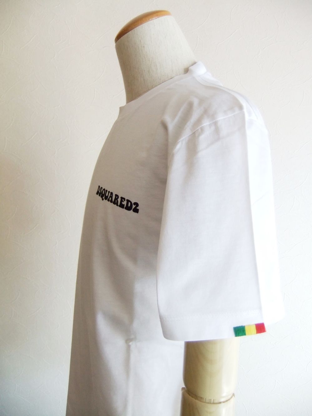 D2 JAMAICAN LOGO COOL T-SHIRT （ホワイト） ロゴプリント Tシャツ  S71GD1245