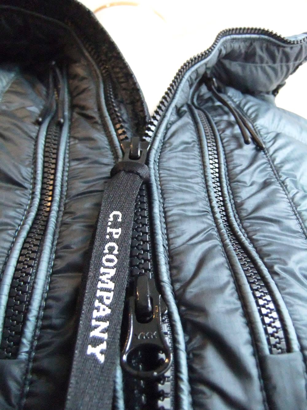 D.D. SHELL GOGGLE CHEST POCKET JACKET   ナイロン ジップアップ ダウン ブルゾン