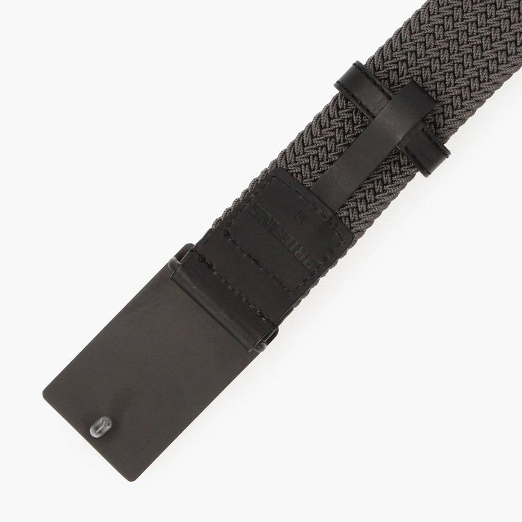 BG BUCKLE MESH BELT    ロゴ メッシュベルト  (グレー)