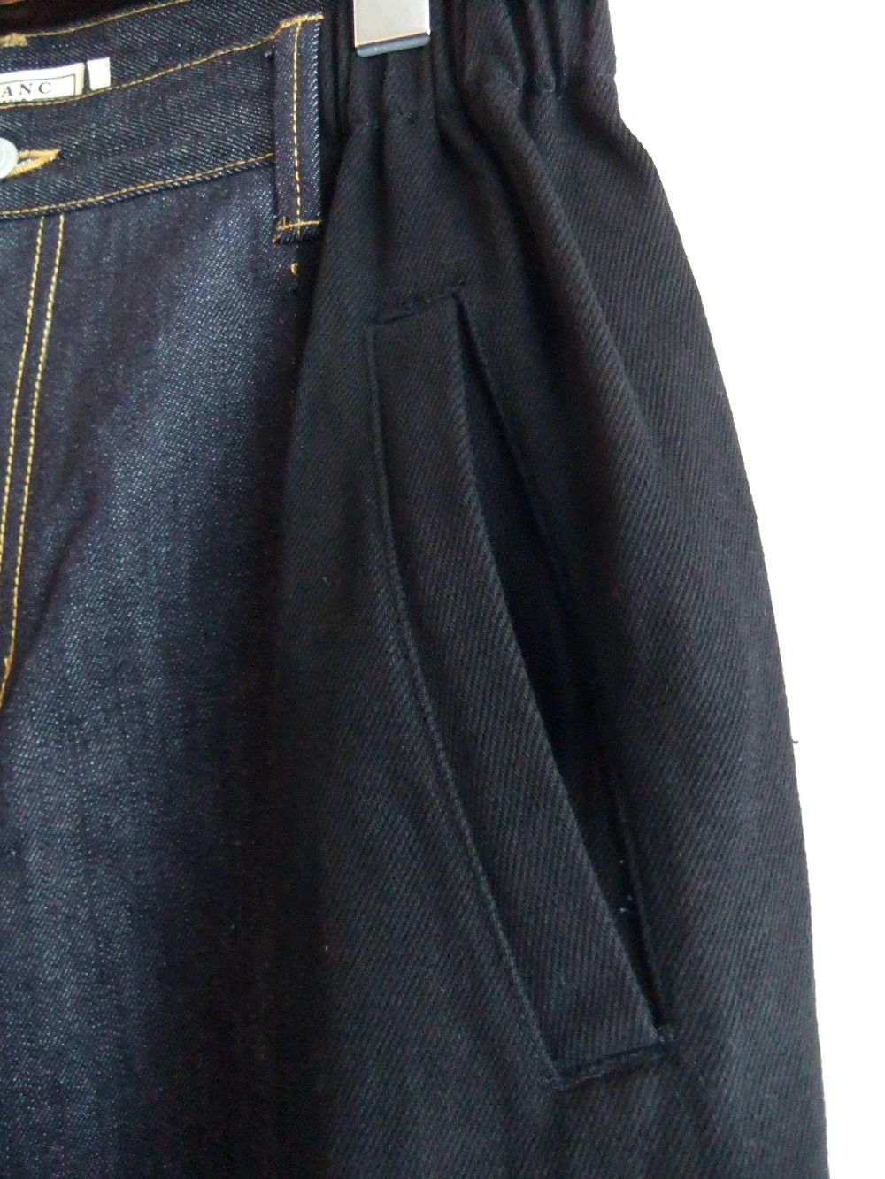 12ozデニム ＆ ヘビーツイル SIDE切替 パンツ  (BB31-302)