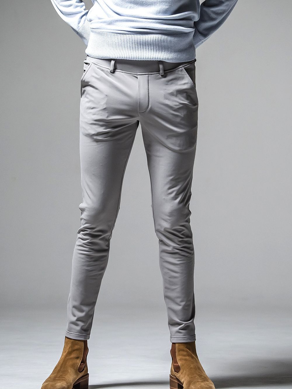 CHRIS EASY HEAT PANTS  (グレー)   スラックス イージー パンツ