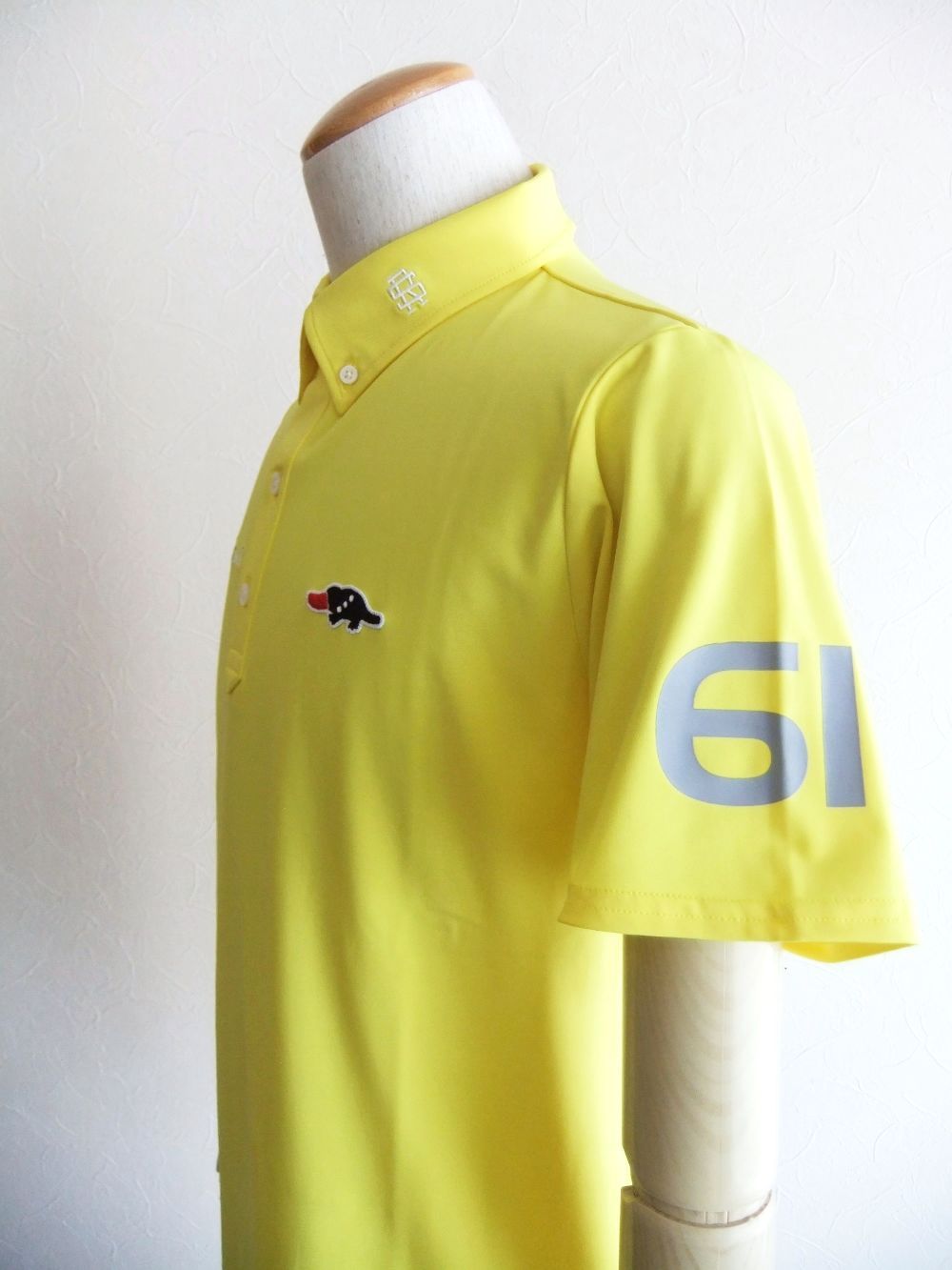 ALL LOGOS POLO (イエロー)   半袖B.D.ポロ  RSM-23006