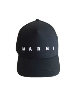 MARNI KIDS ロゴ刺繍入り レディース ガールズ ベースボールキャップ
