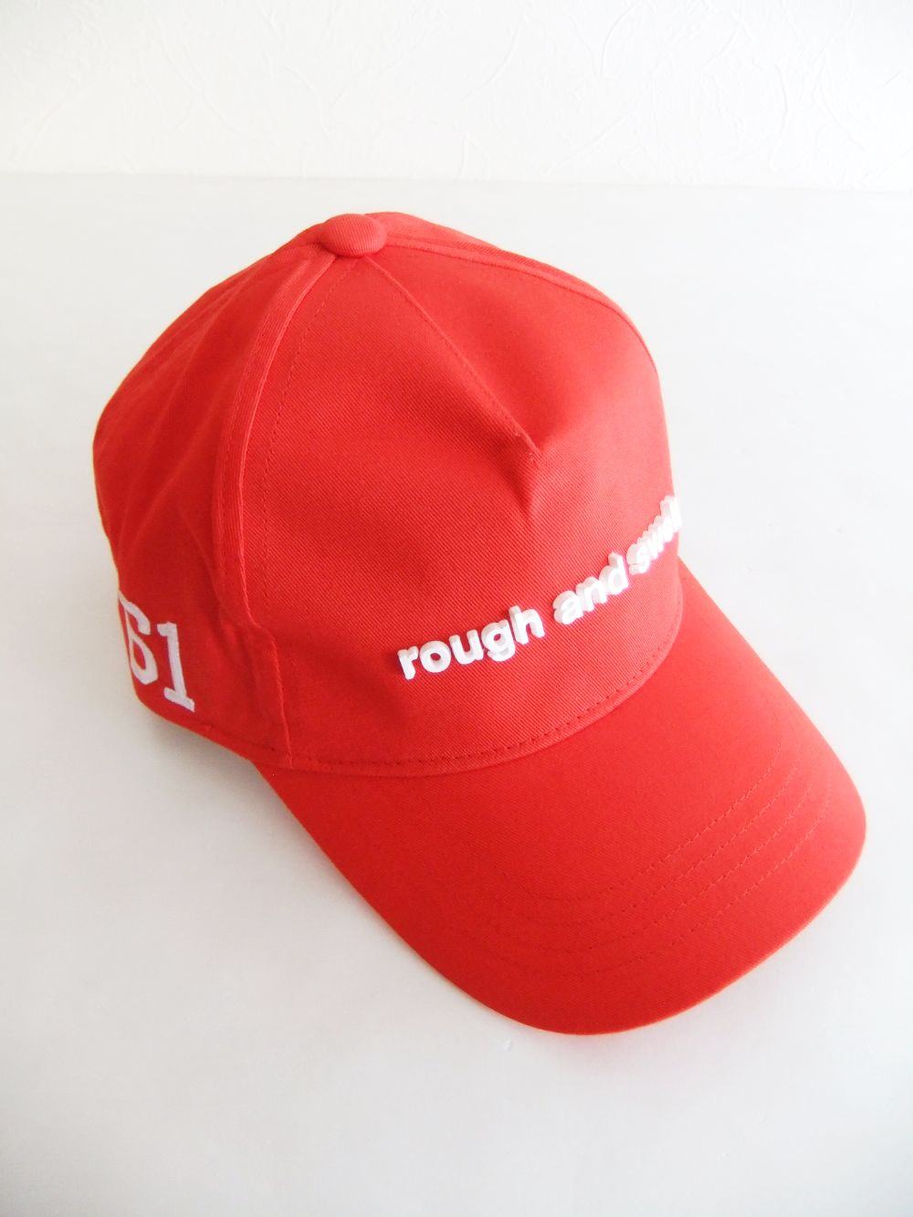 SIMPLE B.B. CAP  ( レッド )  ロゴ入りキャップ