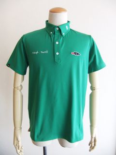 ALL LOGOS POLO (グリーン)   半袖B.D.ポロ  RSM-23006