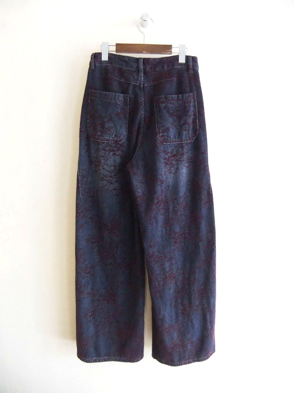 モールジャガード ワイド ストレート デニム   MMK119PDA