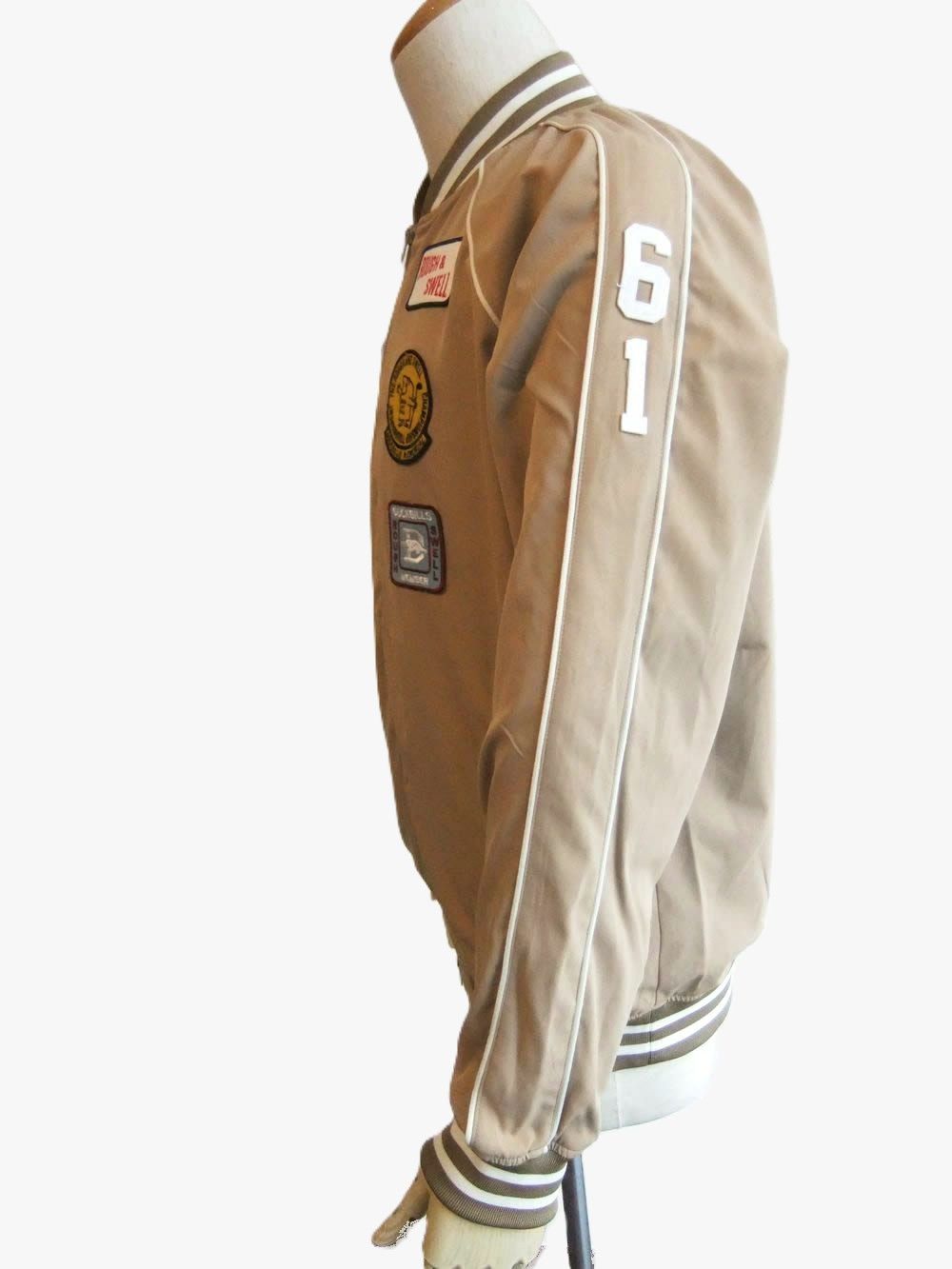 DUCKBILLS PATCH JACKET   (ベージュ)  ジップアップ ブルゾン    RSM-26246