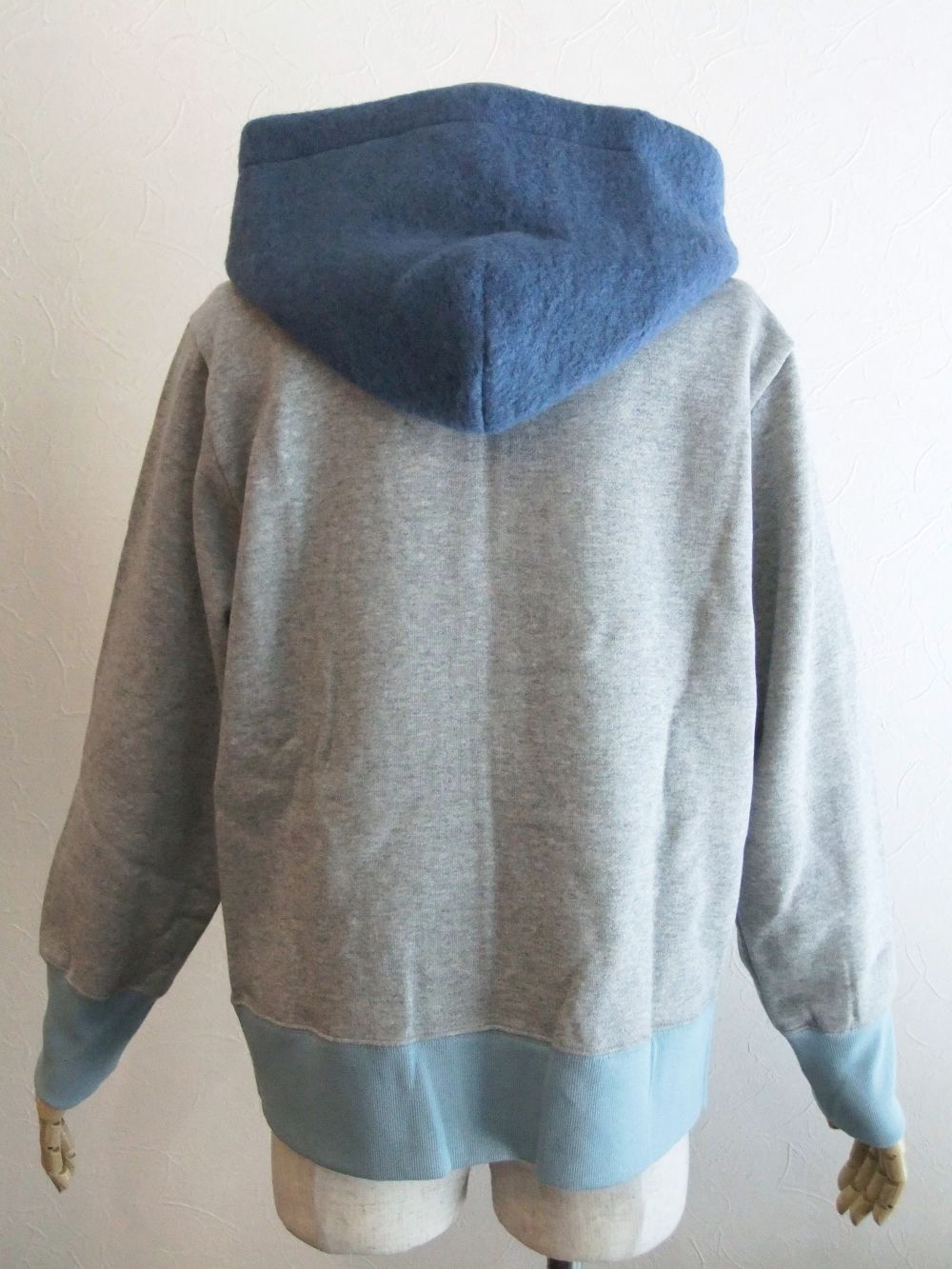 【SUMMERME】 裏毛 裏起毛 ワッペン付き ZIP UP パーカー SM14-916