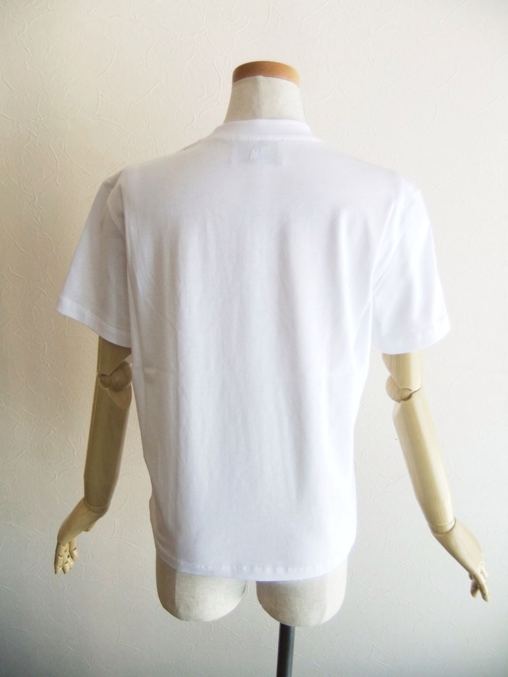 【レディース】 AMI DE COEUR Tシャツ (ホワイト）  ロゴ半袖 Tシャツ