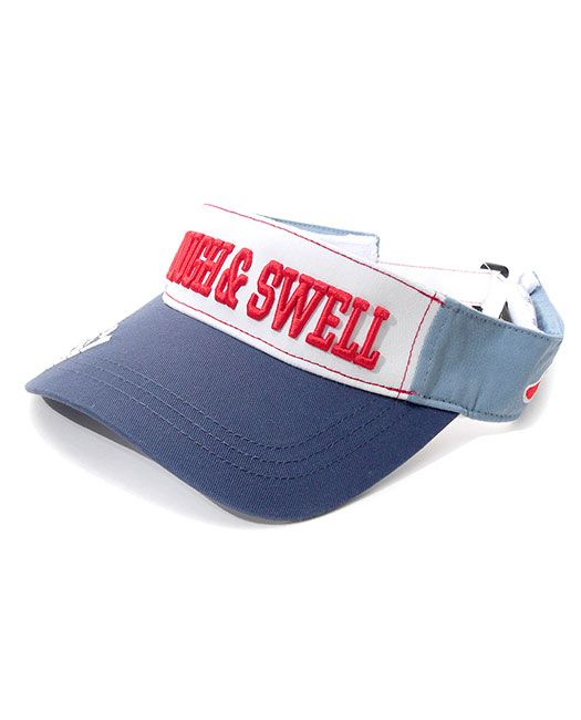 TRICOLOR VISOR (ネイビー) ロゴ入りサンバイザー  RSA-21002