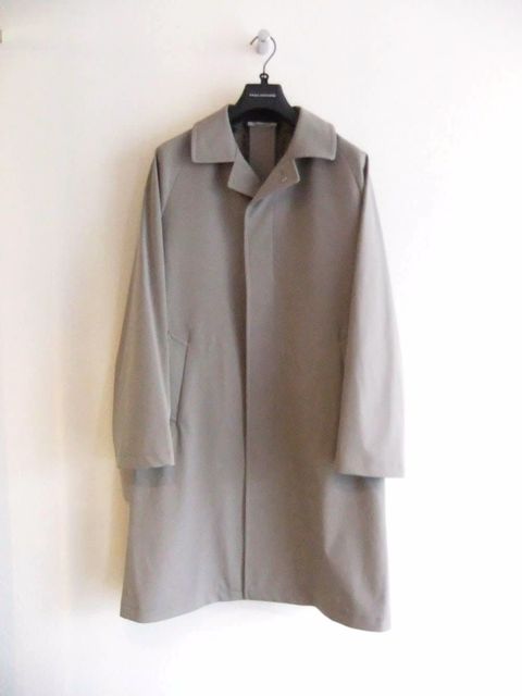 SALOMON  (ベージュ) ナイロンストレッチ バルカラーコート