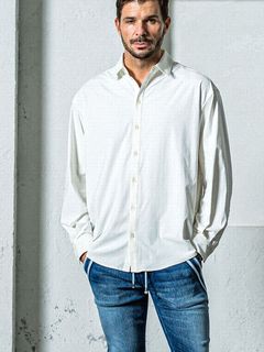 NYLON JACK SHIRTS （ホワイト）  ナイロン シャツ ジャケット