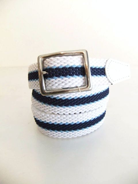 TRICOLOR MESH BELT    メッシュベルト  (ホワイト)   RSA-25013
