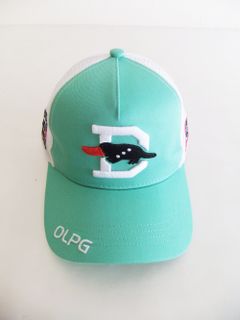 BIG D MESH CAP (グリーン) ロゴ入りキャップ RSA-23006