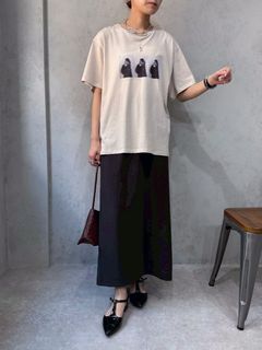 VINTAGE LIKE PHOT Tシャツ   (ベージュ) 625943
