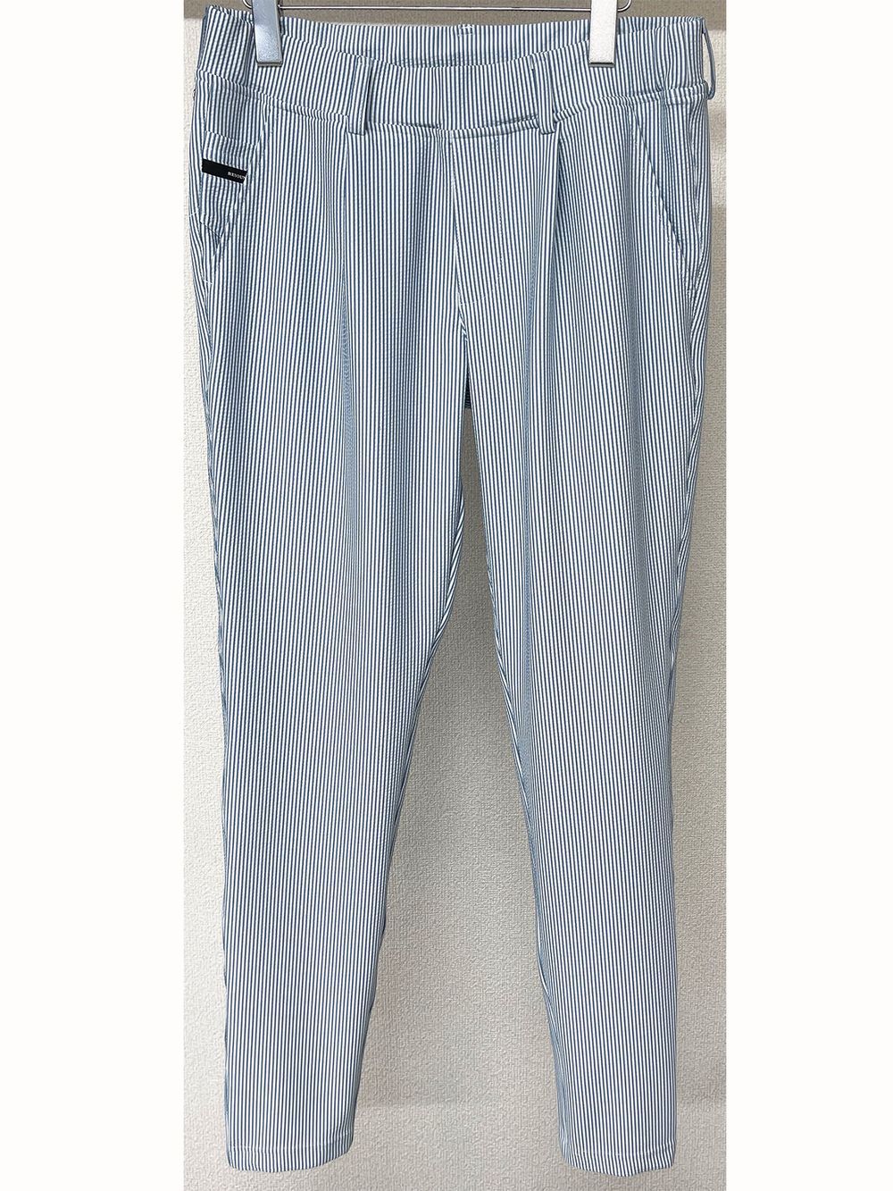 CHRIS EASY TUCK PANTS スラックス イージー タックパンツ (ブルー)