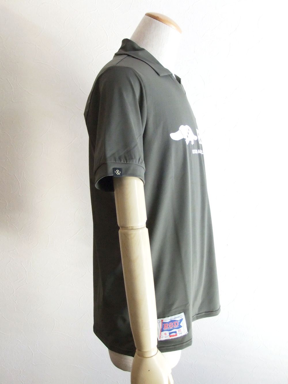 RSD SKIPPER  (オリーブ)   半袖スキッパーポロ  RSM-22022