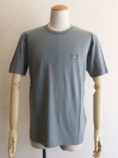 Tacting Piquet Garment Dyed Chest  Logo T-Shirt  スモール ロゴTシャツ  (グレー)