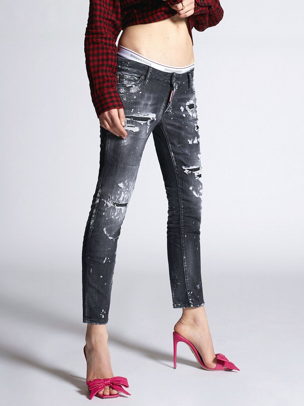 Dsquared2 - 《LADIES》 デニム D2 Mi JENNIFER CROPPED JEAN