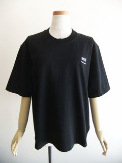 【ユニセックス】AMI DE COEUR Tシャツ   ロゴ半袖 Tシャツ  （ブラック）