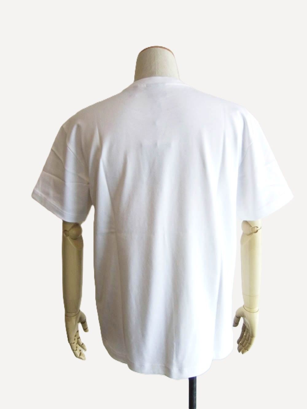 TEE-R  (ホワイト)  ロゴ半袖 Tシャツ