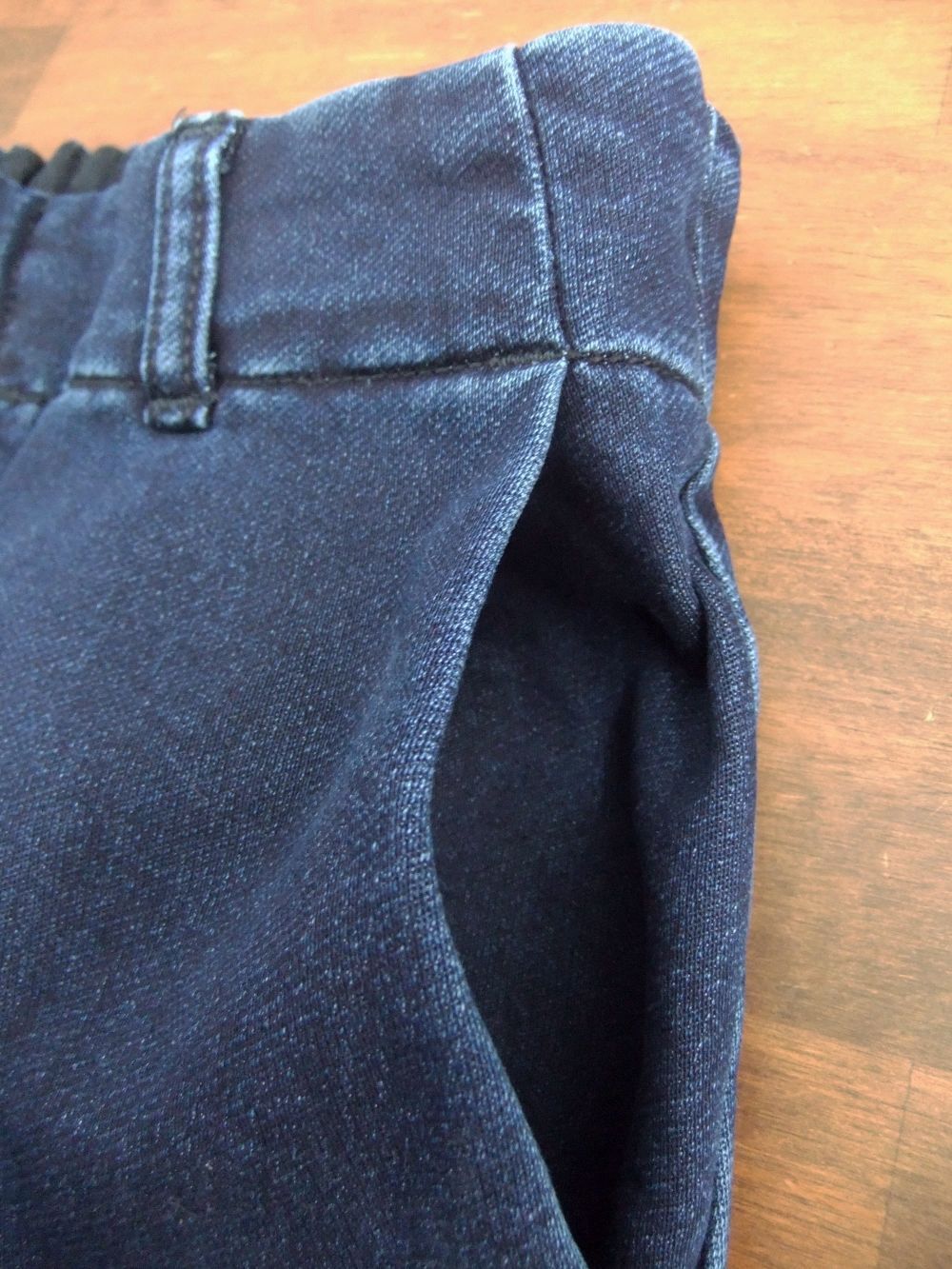 ニットデニム ワイド パンツ   SP-30505