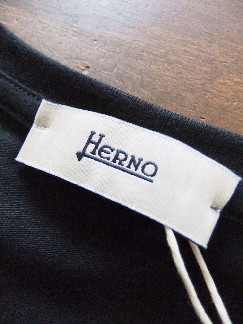 HERNO - 【LADIES】 ラインストーン ロゴ Tシャツ (ブラック