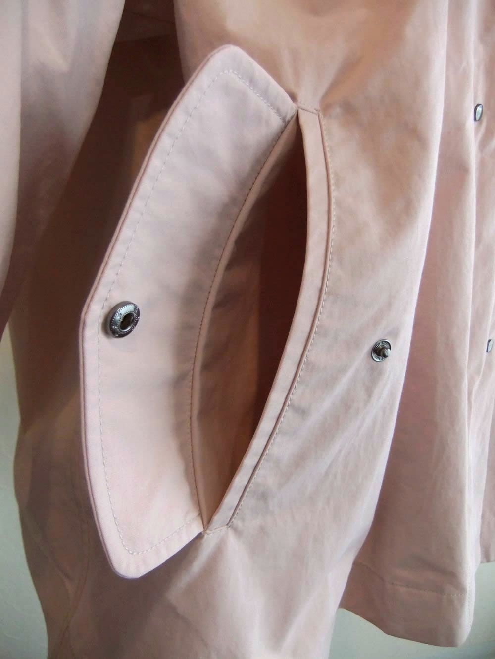 コットン × ナイロン スプリング ミディアム コート    A149001M