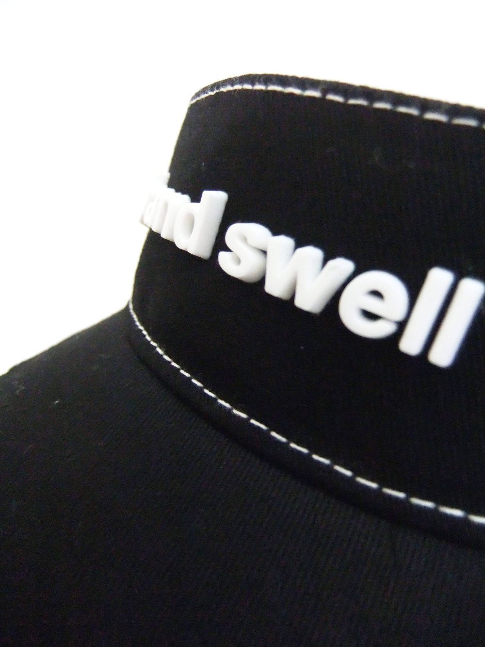 SIMPLE LOGO VISOR ( ブラック) ロゴ入りサンバイザー  RSA-21013