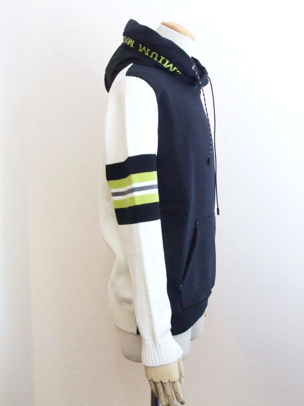 KANEIJI  ニット切替フーディ